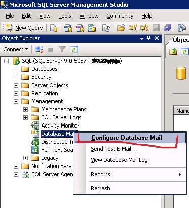 Настройка компонента Database Mail в SQL server 2014