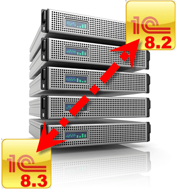 Два сервера 1С 8.2 - 8.3 на одном сервере